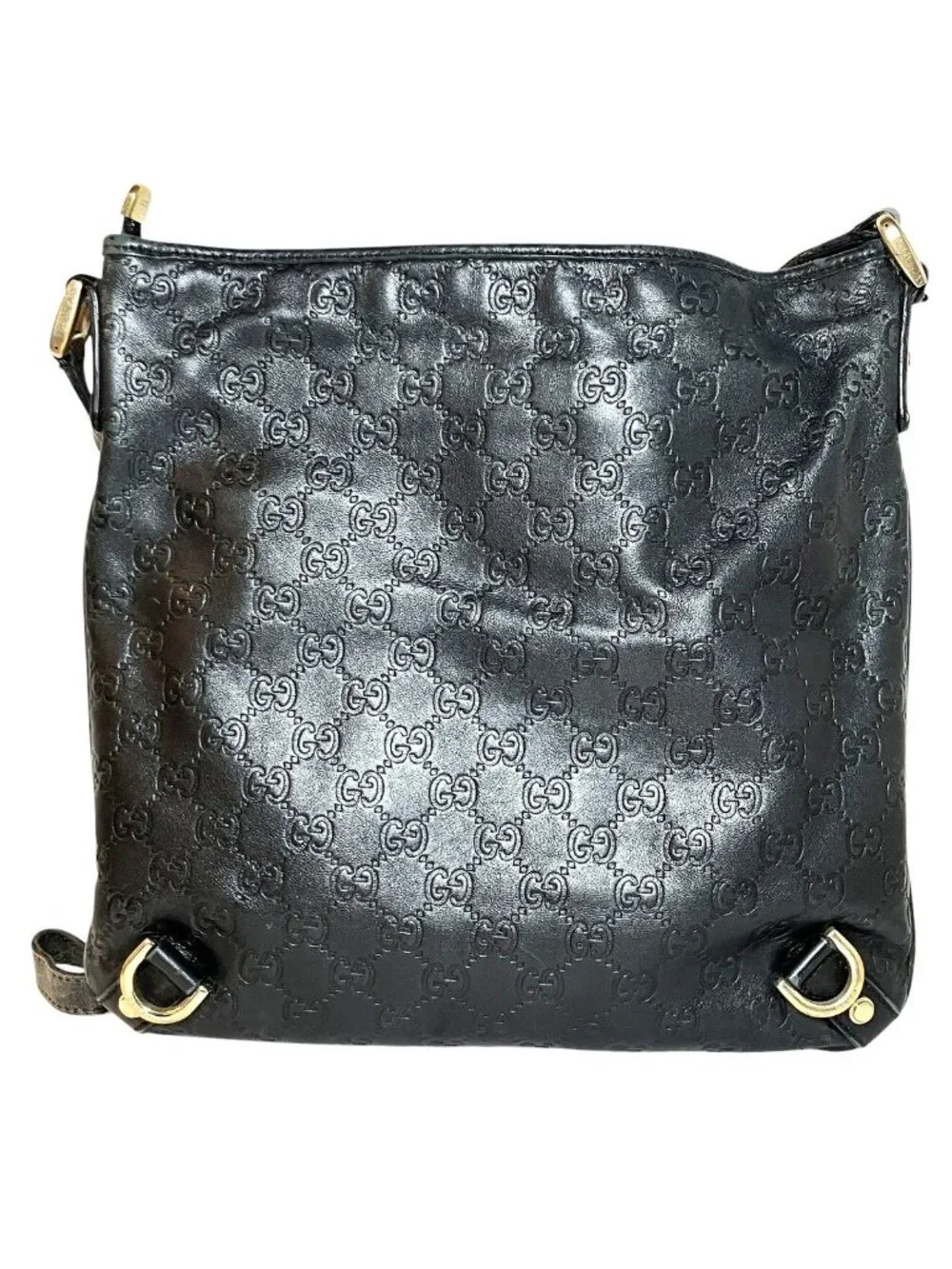 ★SOLD★ Gucci Abbey Guccissima Shoulder Bag Leather - Picture 2 of 9